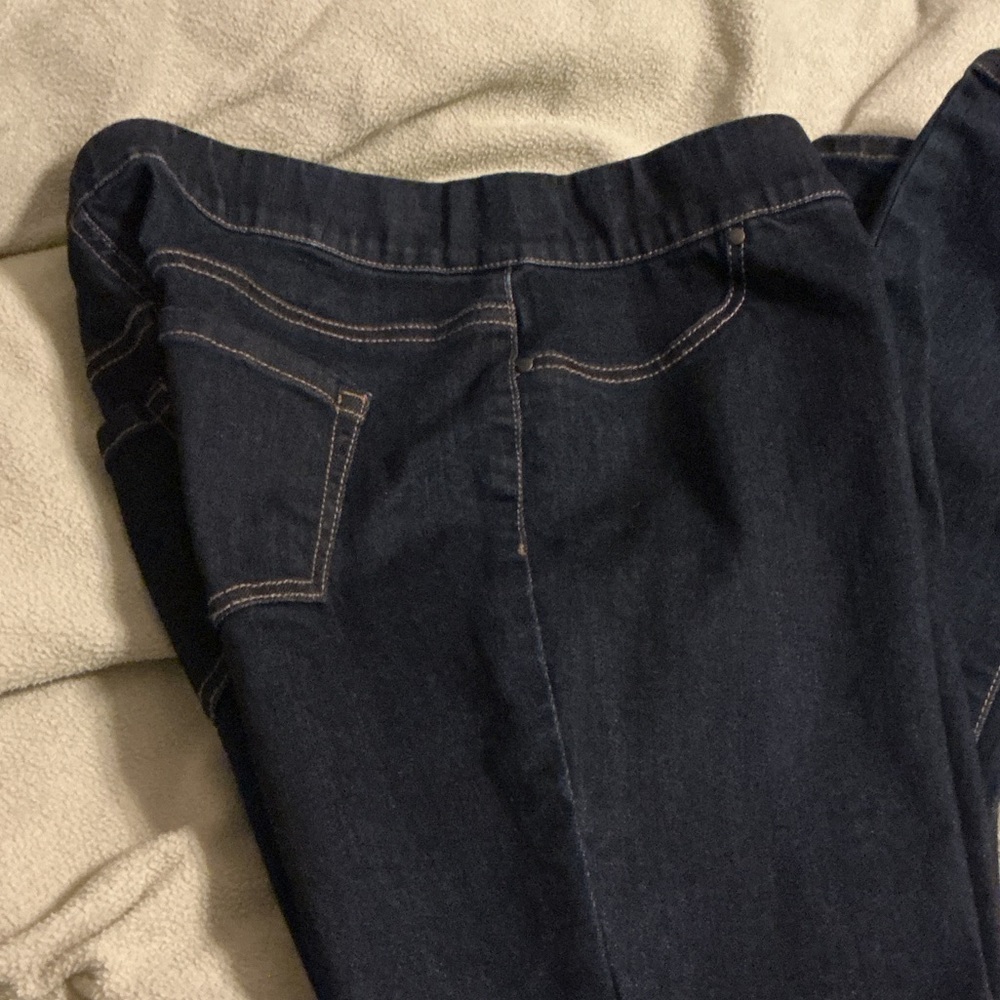 crown & ivy Dark Blue Straight Leg Jeans New without Tags